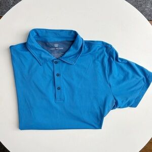 Mack Weldon Men’s Stealth Performance Polo Blue Size Large